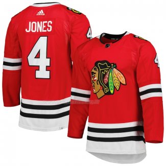 Maglia Hockey Chicago Blackhawks Seth Jones Autentico Home Rosso