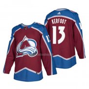 Maglia Hockey Colorado Avalanche Alexander Kerfoot Autentico Home 2018 Rosso