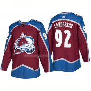 Maglia Hockey Colorado Avalanche Gabriel Landeskog Home Premier 2017-2018 Rosso