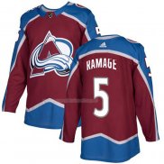 Maglia Hockey Colorado Avalanche Ramage Home Autentico Rosso