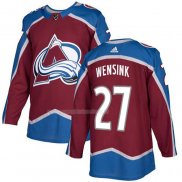 Maglia Hockey Colorado Avalanche Wensink Home Autentico Rosso