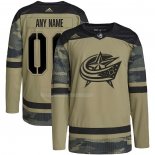 Maglia Hockey Columbus Blue Jackets Personalizzate Military Appreciation Team Autentico Practice Camuffamento