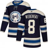 Maglia Hockey Columbus Blue Jackets Zach Werenski Alternato Autentico Blu