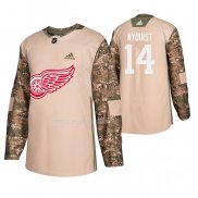 Maglia Hockey Detroit Red Wings Gustav Nyquist Veterans Day Camuffamento