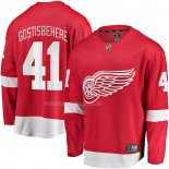 Maglia Hockey Detroit Red Wings Shayne Gostisbehere Home Breakaway Rosso