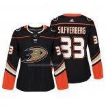 Maglia Hockey Donna Anaheim Ducks Jakob Silfverberg Autentico Giocatore Nero