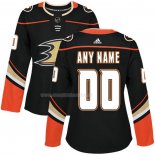 Maglia Hockey Donna Anaheim Ducks Personalizzate Home Nero