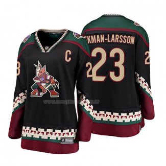 Maglia Hockey Donna Arizona Coyotes Oliver Ekman Larsson Heritage Alternato Breakaway Nero