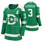 Maglia Hockey Donna Dallas Stars John Klingberg Breakaway Giocatore 2020 Winter Classic Verde