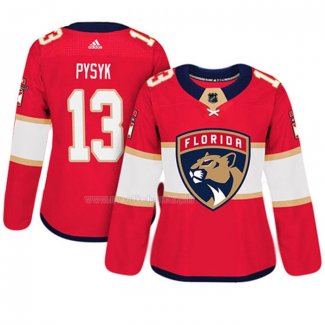 Maglia Hockey Donna Florida Panthers Mark Pysyk Adizero Giocatore Home Rosso