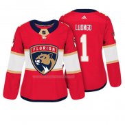 Maglia Hockey Donna Florida Panthers Roberto Luongo Autentico Giocatore Rosso