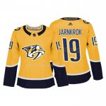 Maglia Hockey Donna Nashville Predators Calle Jarnkrok Autentico Giocatore Giallo