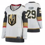 Maglia Hockey Donna Vegas Golden Knights Marc Andre Fleury Away Breakaway Giocatore Bianco