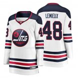 Maglia Hockey Donna Winnipeg Jets Brendan Lemieux Heritage Breakaway Bianco
