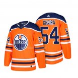 Maglia Hockey Edmonton Oilers Jujhar Khaira 2018 Arancione