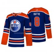 Maglia Hockey Edmonton Oilers Ty Rattie Alternato Autentico Blu