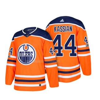 Maglia Hockey Edmonton Oilers Zack Kassian 2018 Arancione