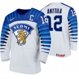 Maglia Hockey Finlandia Marko Anttila Home 2020 Iihf World Championship Bianco