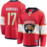 Maglia Hockey Florida Panthers Evan Rodrigues Home Breakaway Rosso