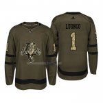 Maglia Hockey Florida Panthers Roberto Luongo 2018 Salute To Service Verde Militare