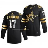 Maglia Hockey Golden Edition Dallas Stars Nick Caamano Limited Autentico 2020-21 Nero