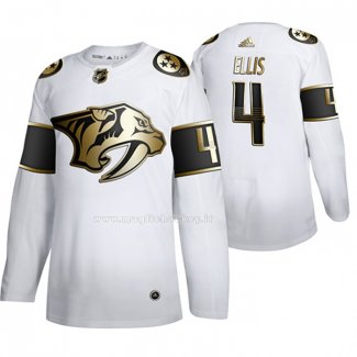 Maglia Hockey Golden Edition Nashville Predators Ryan Ellis Limited Bianco