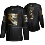 Maglia Hockey Golden Edition New York Rangers Andy Bathgate Retired Giocatore Autentico Nero