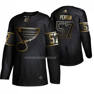 Maglia Hockey Golden Edition St. Louis Blues Brett Hull Retired Giocatore Autentico Nero