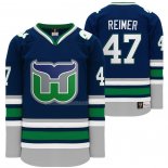 Maglia Hockey Hartford Whalers James Reimer Heritage Night Throwback Blu