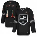 Maglia Hockey Los Angeles Kings Anze Kopitar 2020 USA Flag Nero