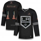 Maglia Hockey Los Angeles Kings Anze Kopitar 2020 USA Flag Nero
