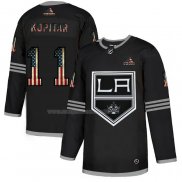 Maglia Hockey Los Angeles Kings Anze Kopitar 2020 USA Flag Nero