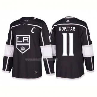 Maglia Hockey Los Angeles Kings Anze Kopitar Home 2018 Nero