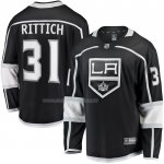 Maglia Hockey Los Angeles Kings David Rittich Home Premier Breakaway Nero