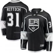 Maglia Hockey Los Angeles Kings David Rittich Home Premier Breakaway Nero