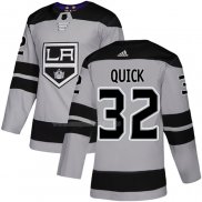 Maglia Hockey Los Angeles Kings Jonathan Quick Alternato Autentico Gris
