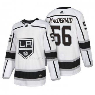 Maglia Hockey Los Angeles Kings Kurtis Macdermid Autentico Away 2018 Bianco