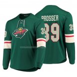 Maglia Hockey Minnesota Wild Nate Prosser Platinum Verde
