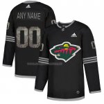 Maglia Hockey Minnesota Wild Personalizzate Black Shadow Nero