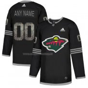 Maglia Hockey Minnesota Wild Personalizzate Black Shadow Nero