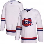 Maglia Hockey Montreal Canadiens Blank Autentico 2017 100 Classic Bianco