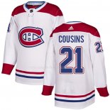 Maglia Hockey Montreal Canadiens Nick Cousins Road Autentico Bianco
