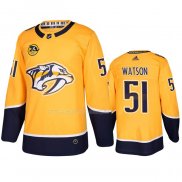 Maglia Hockey Nashville Predators Austin Watson Home Giallo