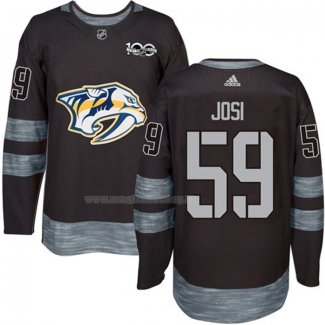 Maglia Hockey Nashville Predators Roman Josi 1917-2017 100th Anniversario Nero