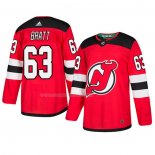 Maglia Hockey New Jersey Devils Jesper Bratt Autentico Home Rosso
