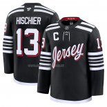 Maglia Hockey New Jersey Devils Nico Hischier Alternato Nero