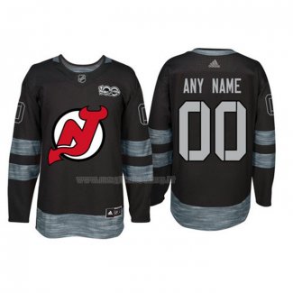 Maglia Hockey New Jersey Devils Personalizzate Nero