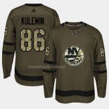 Maglia Hockey New York Islanders Nikolay Kulemin 2018 Salute To Service Verde Militare