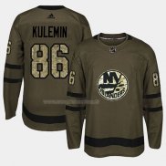 Maglia Hockey New York Islanders Nikolay Kulemin 2018 Salute To Service Verde Militare