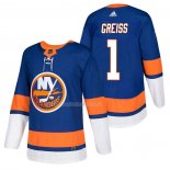 Maglia Hockey New York Islanders Thomas Greiss Autentico Home 2018 Blu